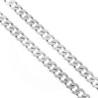 Image 6 of Silver robust gourmet link necklace | 51 cm