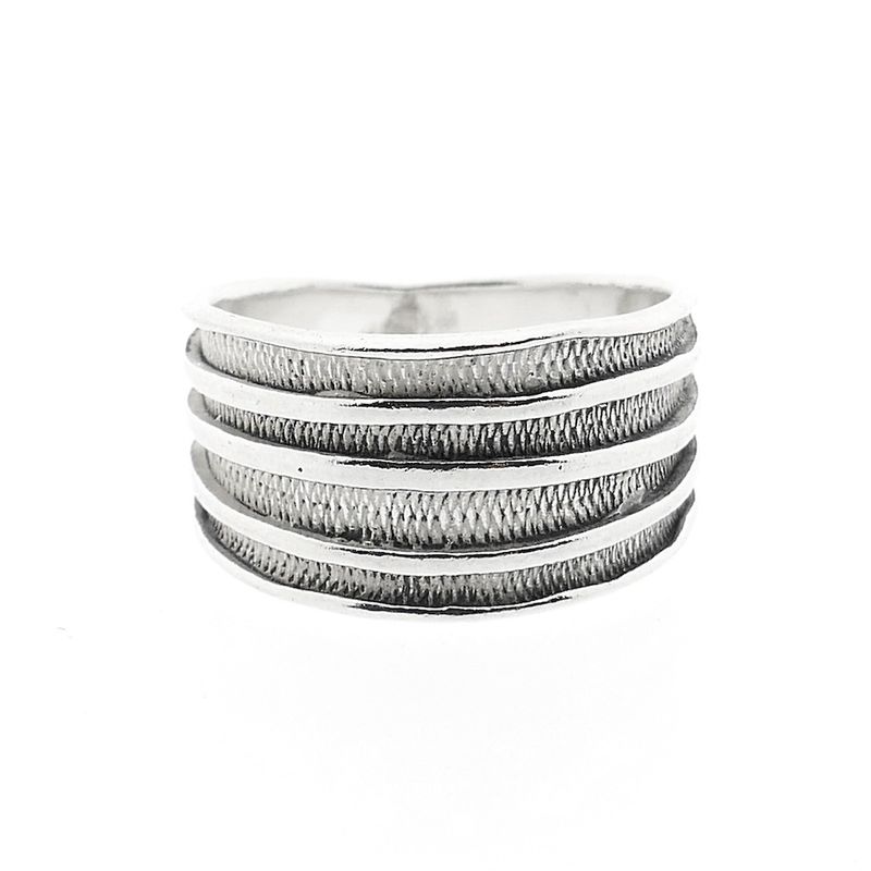 Image 2 of Wide silver ring