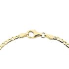 Image 3 of Gold closed Figaro link bracelet