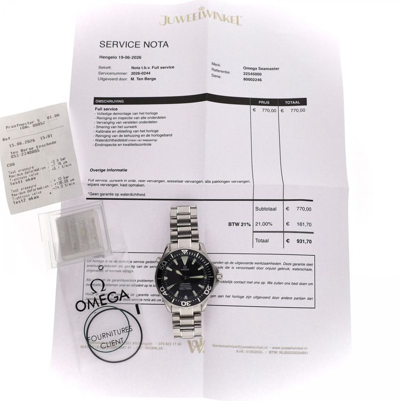 Afbeelding 14 van Omega Seamaster Diver 300M 'Peter Blake' 2254.50.00; Automatisch heren horloge