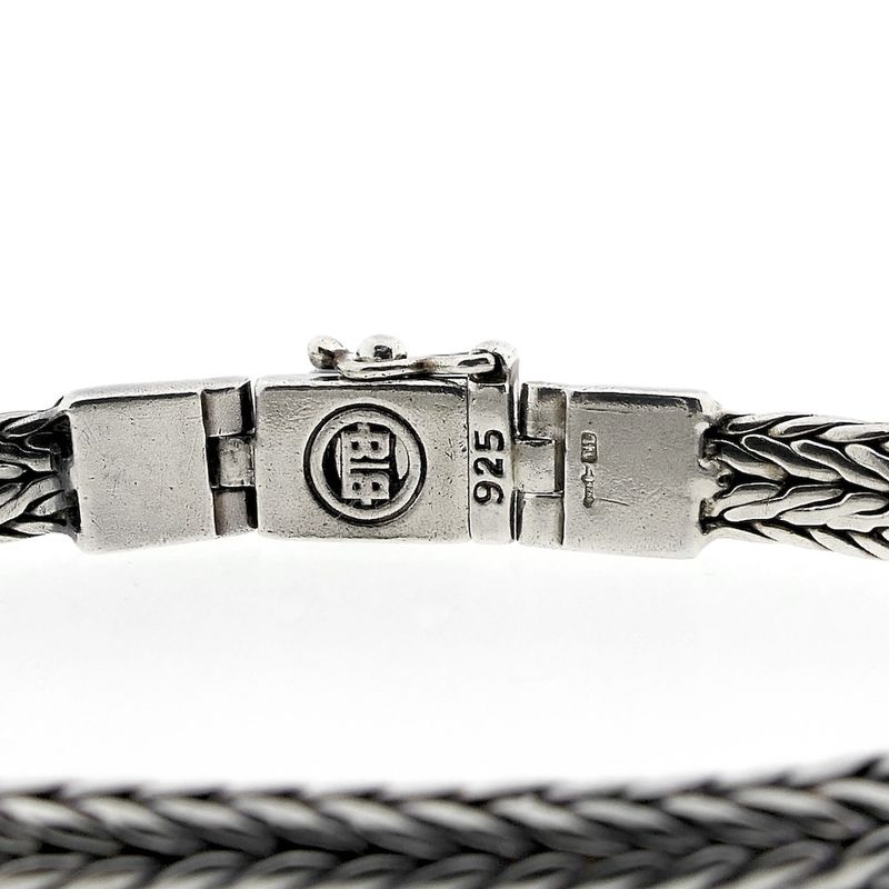 Image 6 of Silver Buddha to Buddha bracelet; Ellen xs | 19 cm