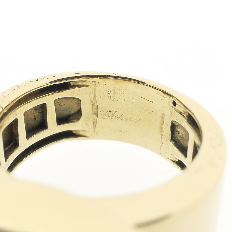 Image 6 of Chopard gold Happy Diamonds ring with diamonds; 0.12 ct.