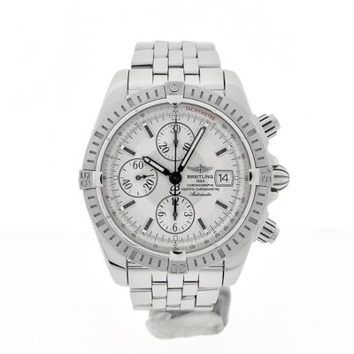 Image 1 of Breitling Chronomat Evolution 'White' A13356; Chronograph men's watch