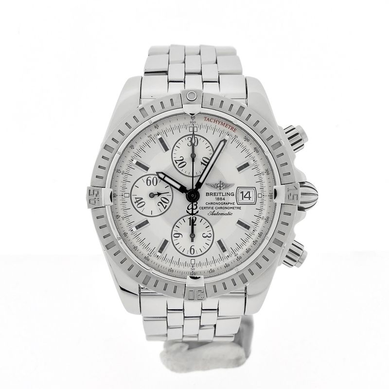 Image 1 of Breitling Chronomat Evolution 'White' A13356; Chronograph men's watch