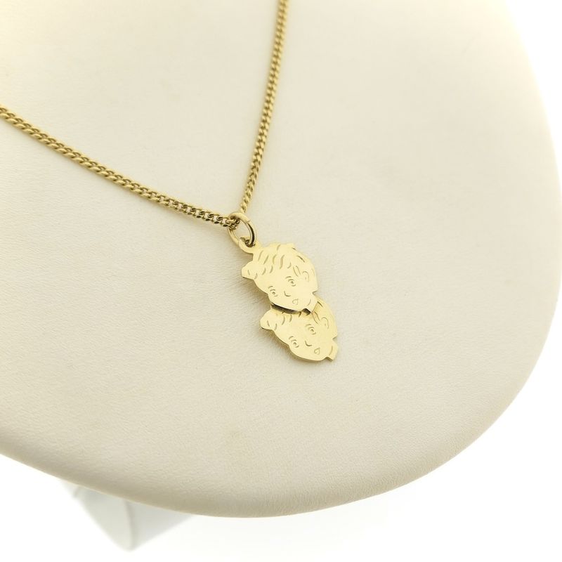 Image 8 of Gold pendant; Gemini