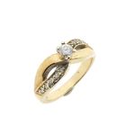 Image 1 of Vintage gold ring with diamond | 0.26 ct.