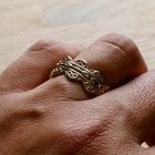 Afbeelding 8 van Vintage gouden filigrain ring