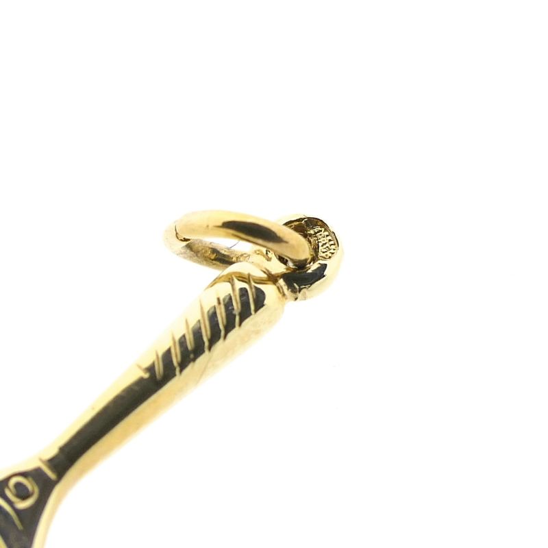 Image 8 of Gold pendant of a tennis racket