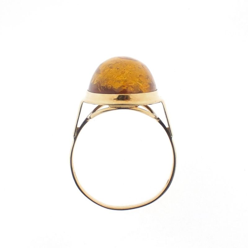 Image 5 of Gold ring with amber | Vintage