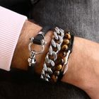 Image 3 of OMEGA Sailing Bracelet; Black Rubber; XL 23 cm