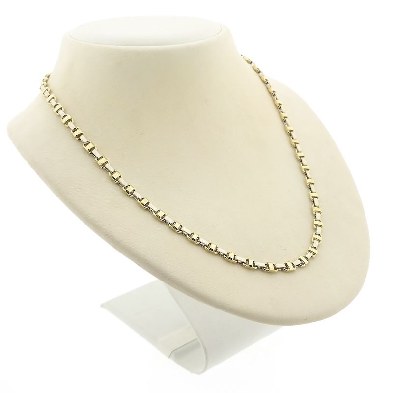 Image 3 of Two-tone gold fantasy link chain