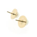 Image 9 of Gold stud earrings with pearl