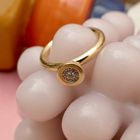 Image 11 of Bron Jewelry gold 'Sushi' ring with diamond; 0.045 ct.