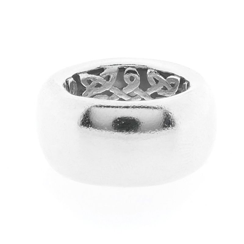 Image 4 of Wide silver ring