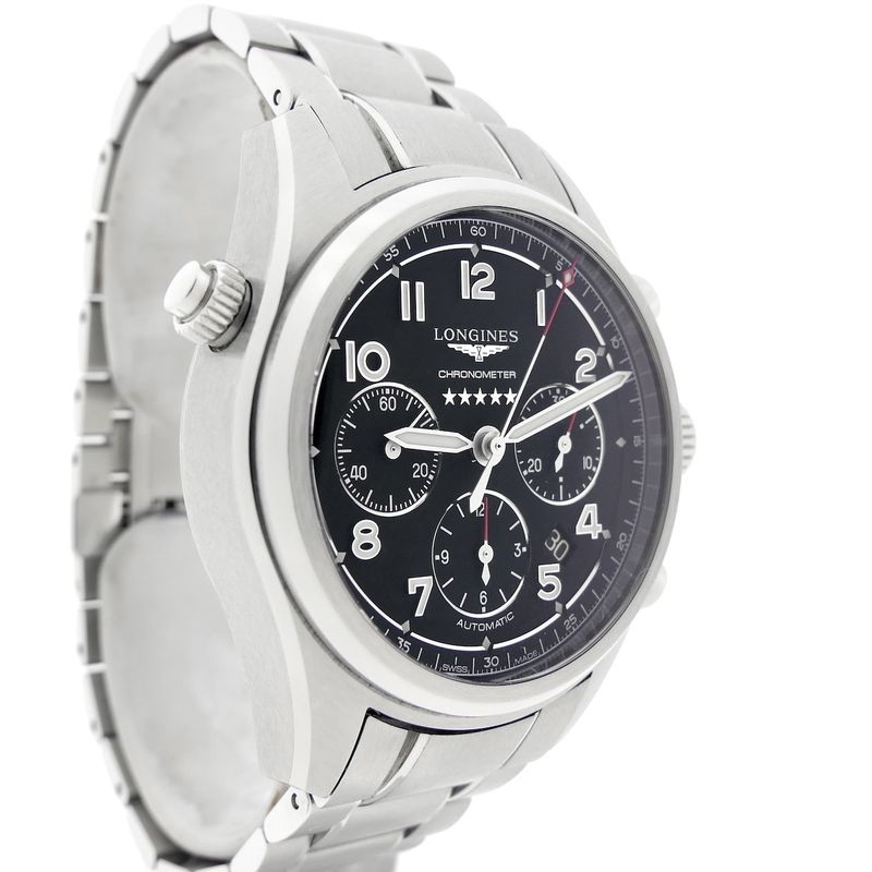 Image 3 of Longines Spirit Chronometer L3.820.4; Automatic chronograph men's watch