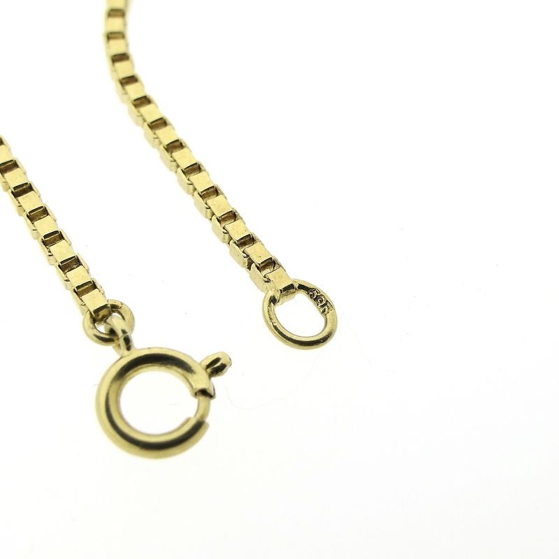 Image 6 of Gold long Venetian link chain