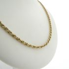 Image 3 of Gold twisted link chain | 46 cm