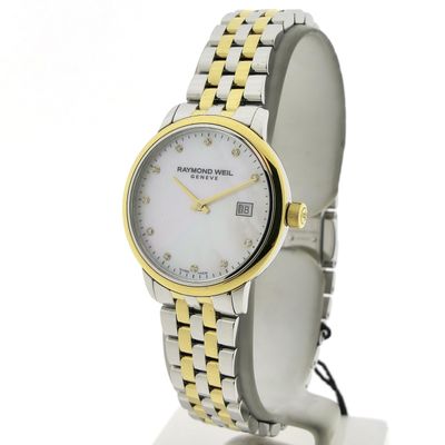 Image 2 of Raymond Weil Toccata 5985-STP-97081; Bi-color women's watch with diamonds