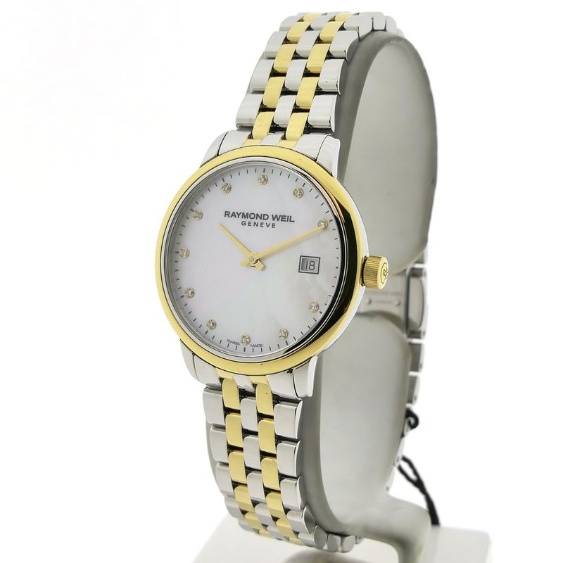 Image 2 of Raymond Weil Toccata 5985-STP-97081; Bi-color women's watch with diamonds