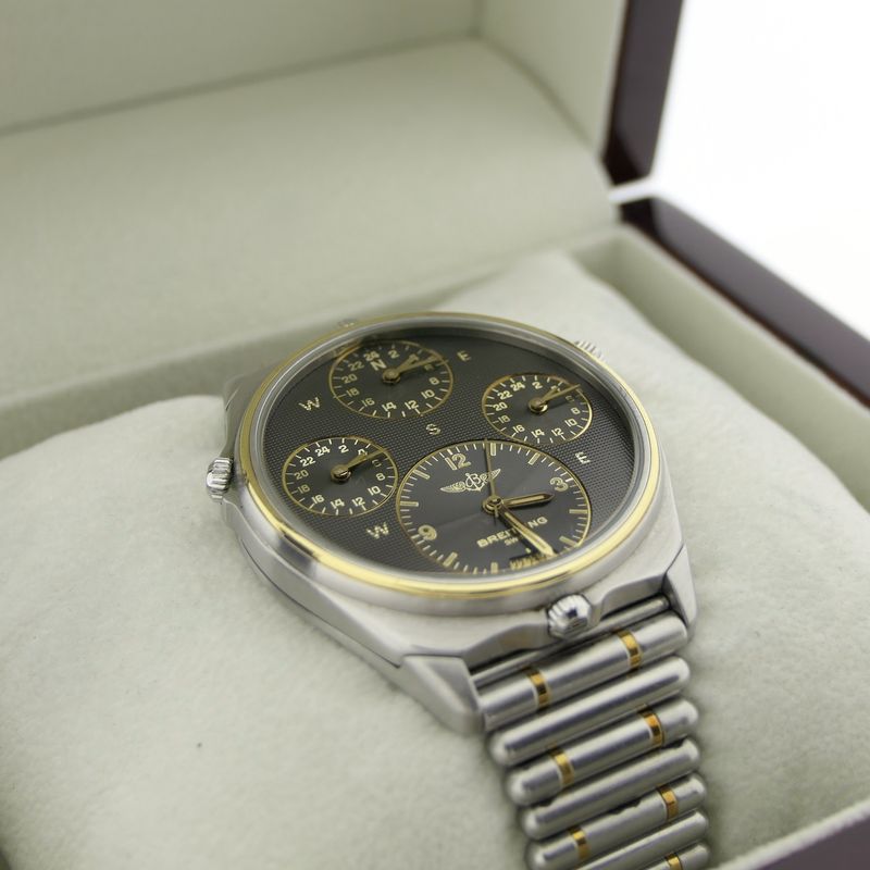 Image 20 of Breitling World 80840; Vintage men's pilot watch