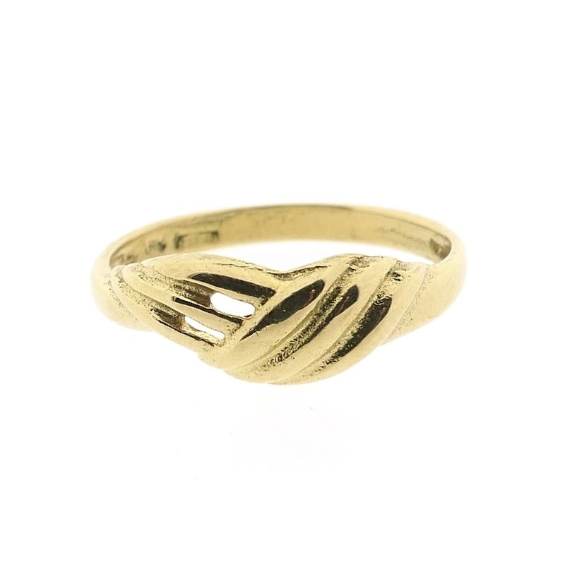Image 3 of 18K Gold ring with diamonds | 0.45 ct.