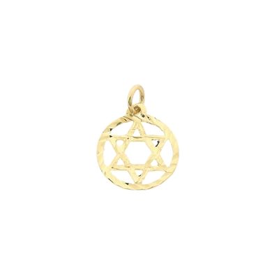 Image 1 of Gold pendant of a Star of David