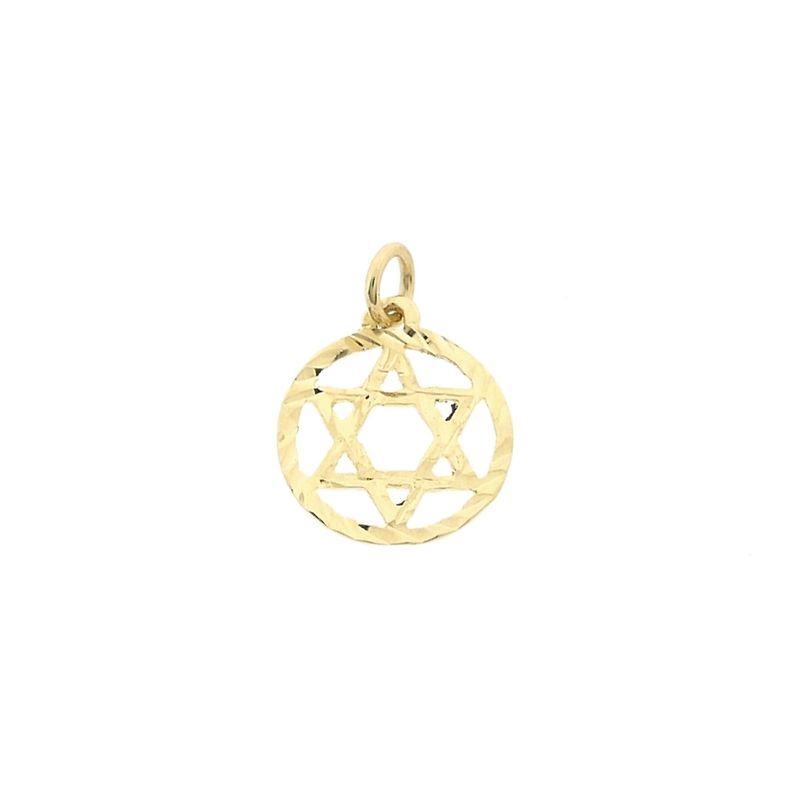 Image 1 of Gold pendant of a Star of David