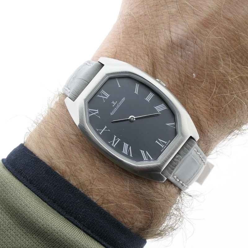 Image 9 of Jaeger LeCoultre Tonneau; Vintage mechanical watch