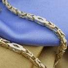 Image 2 of Two-tone gold king's link bracelet with wheels | 20.5 cm