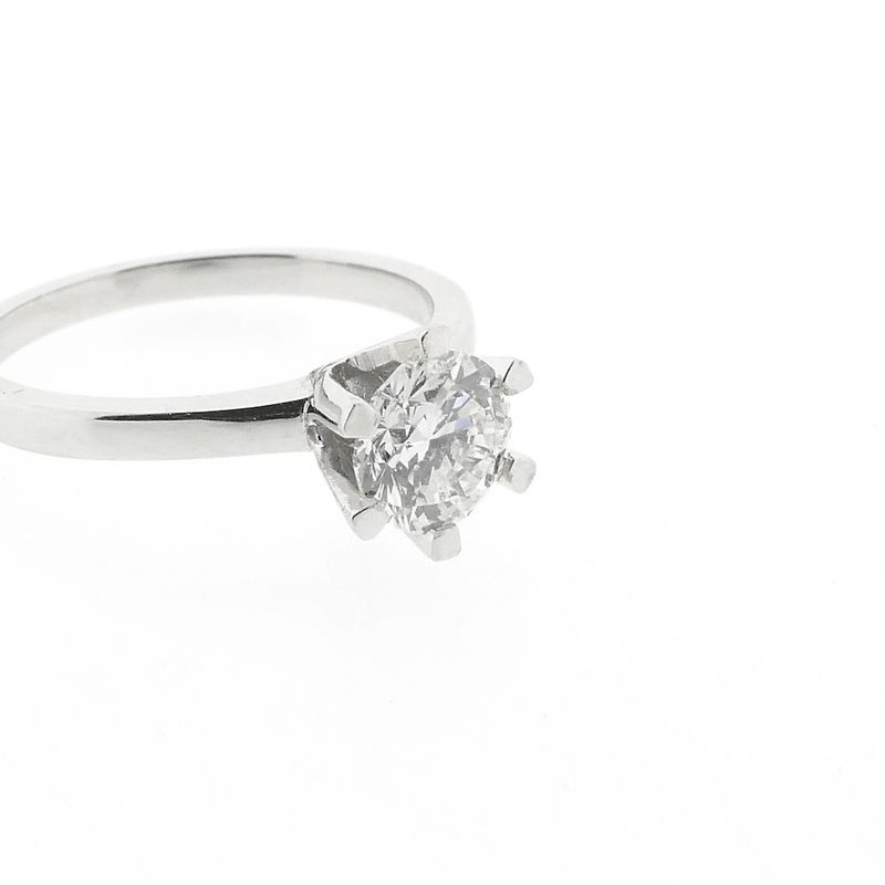 Image 7 of White gold engagement ring with 1.01 ct. diamond | + Natural Diamond certificate