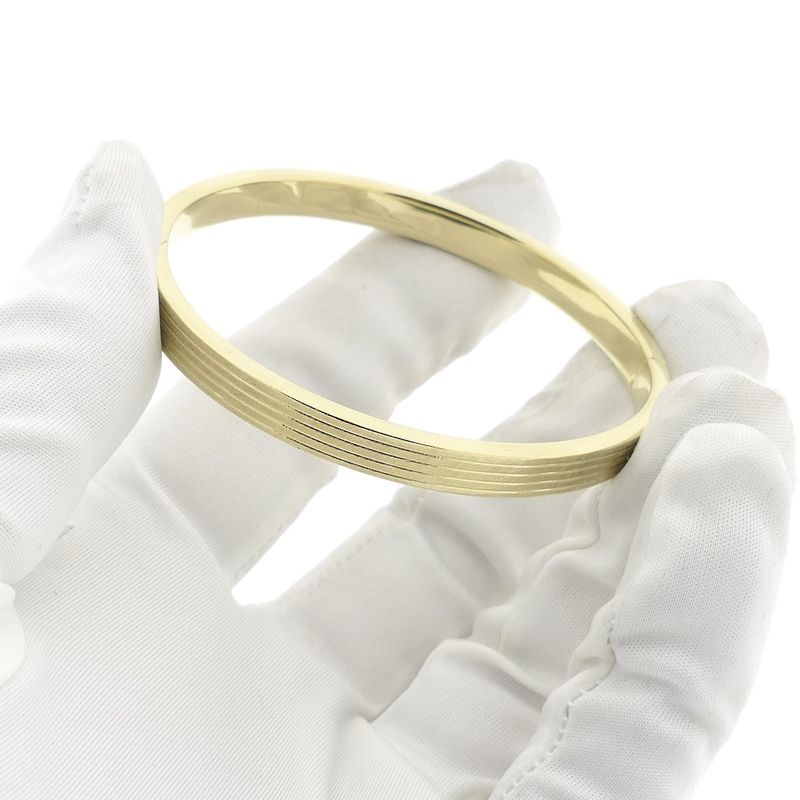 Image 8 of Vintage gold slave bracelet; Size M