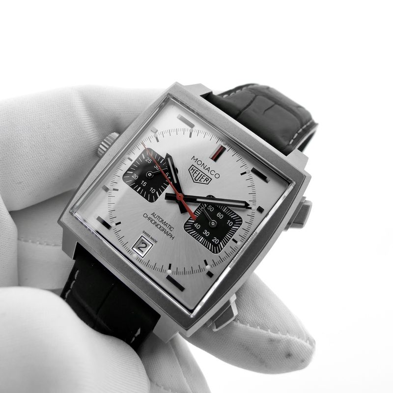 Image 9 of TAG Heuer Monaco Titan Special Edition (500 pieces); Chronograph men's watch
