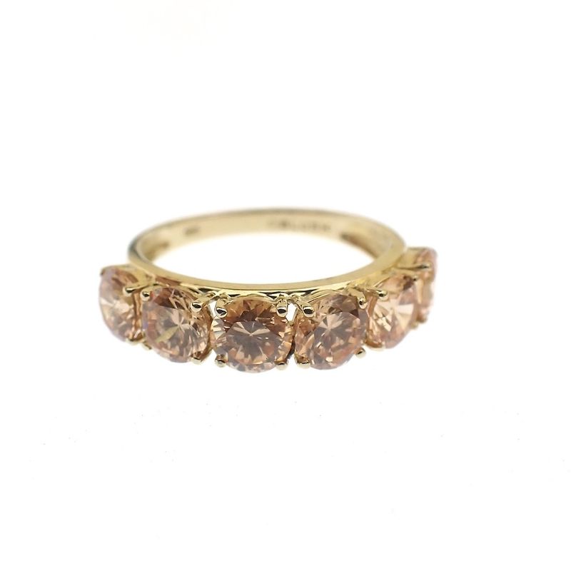 Image 6 of Vintage gold ring with zirconia