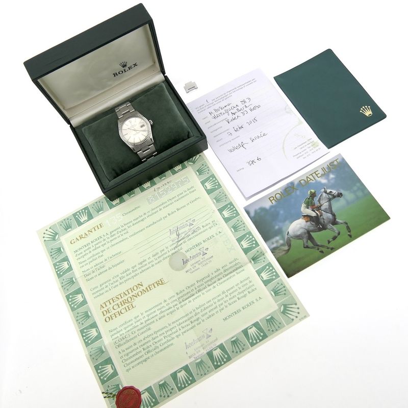 Image 10 of Rolex Datejust 36mm 16030; Vintage watch in full set from 1984