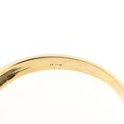 Image 8 of Gold solitaire ring with diamond; 0.14 ct.