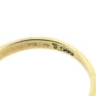 Image 7 of Gold solitaire ring with diamond; 0.10 ct.