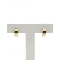 Gold subtle earrings | Ø 10.0 mm