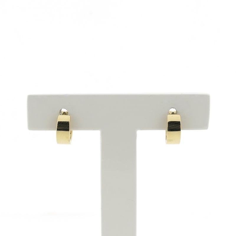 Image 1 of Gold subtle earrings | Ø 10.0 mm