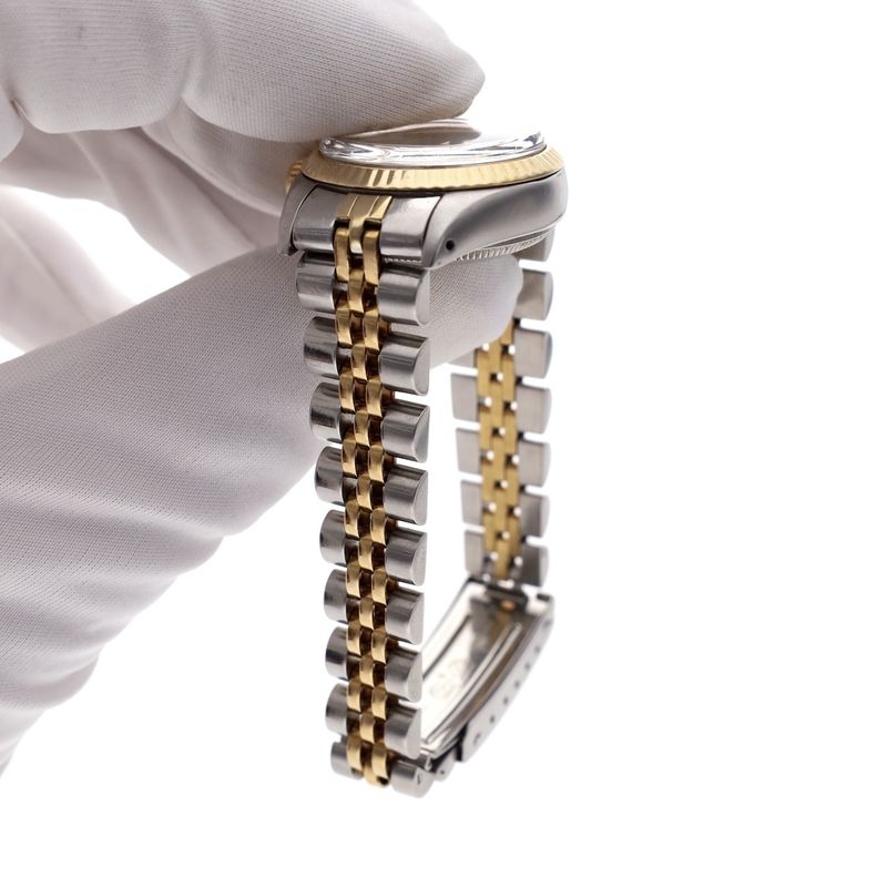 Image 16 of Rolex Oyster Perpetual Date 26mm 6917; Vintage 18k Gold/Steel Women's Watch