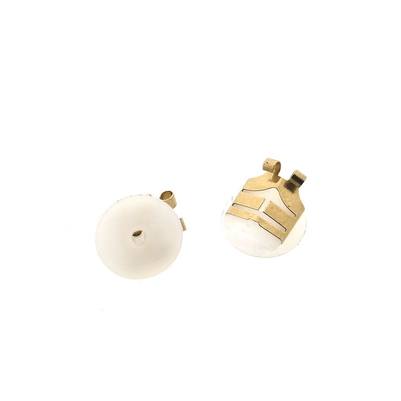 Image 5 of Gold stud earrings with diamond | 0.02 ct.