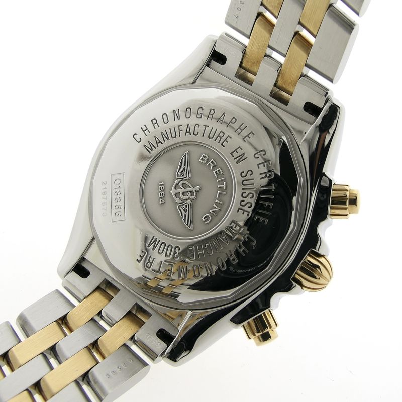 Image 6 of Breitling Chronomat Evolution C13356; Automatic rose gold/steel men's chronograph watch