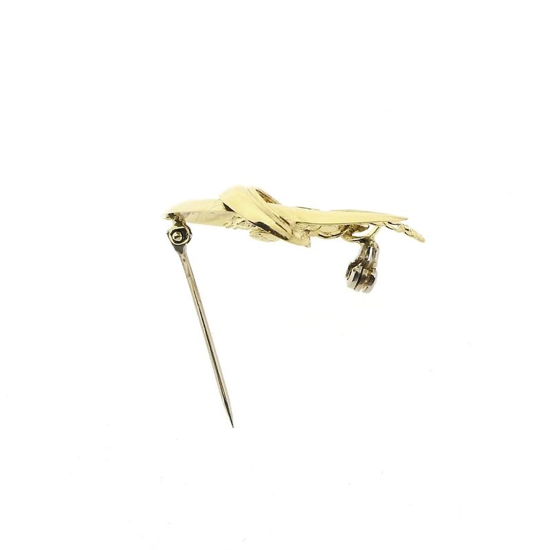 Image 6 of Vintage gold fantasy brooch