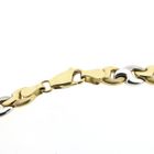 Image 5 of Two-tone gold fantasy link necklace | 41.5 cm