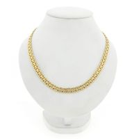 Gold Fantasy Link Chain; 14 Karat; 42.5 cm