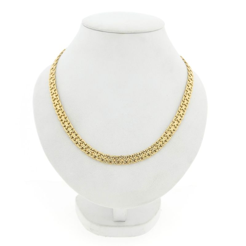 Image 1 of Gold Fantasy Link Chain; 14 Karat; 42.5 cm