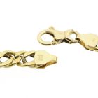Image 5 of Gold Prince of Wales/Gourmet link bracelet | 20.5 cm