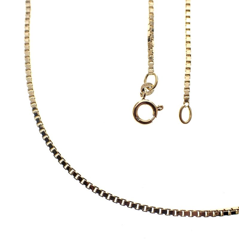 Image 3 of Golden Venetian link chain | 60 cm