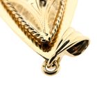 Image 8 of Bicolor Floral Gold Pendant with Zirconia