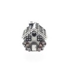Image 1 of Pandora charm; Silver; Gingerbread House