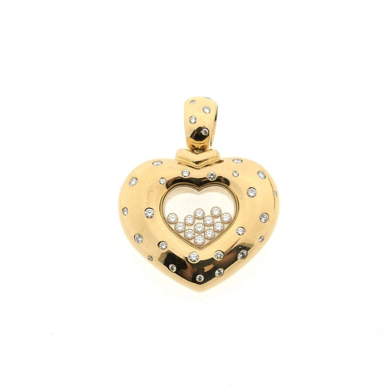 Image 8 of 18-karat gold necklace with a detachable pendant | 1.62 ct. diamond | Chopard